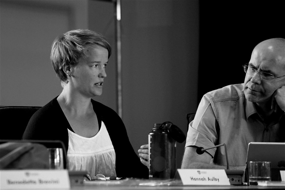 Hannah Aulby and George Williams