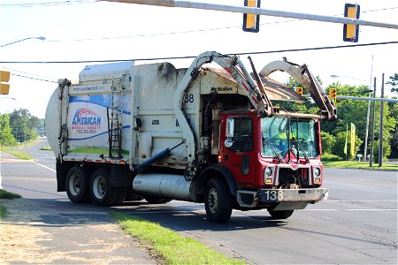 American Disposal truck 138