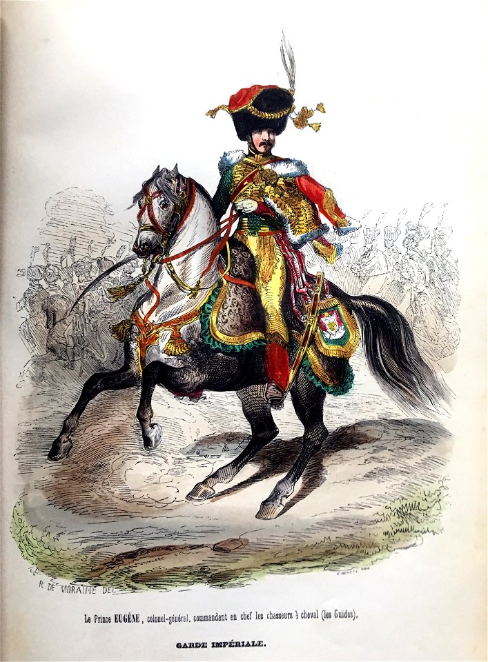 Uniformes et portraits militaires de la Garde Impériale de Napoléon