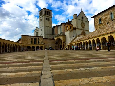 Assisi Italy steps photo