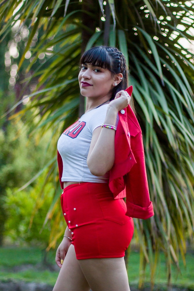 Model portrait. beautiful hispanic woman