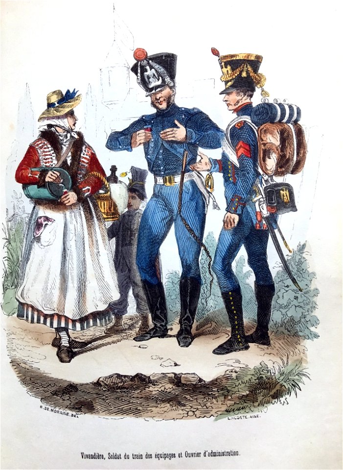 Uniformes et portraits militaires de la Garde Impériale de Napoléon