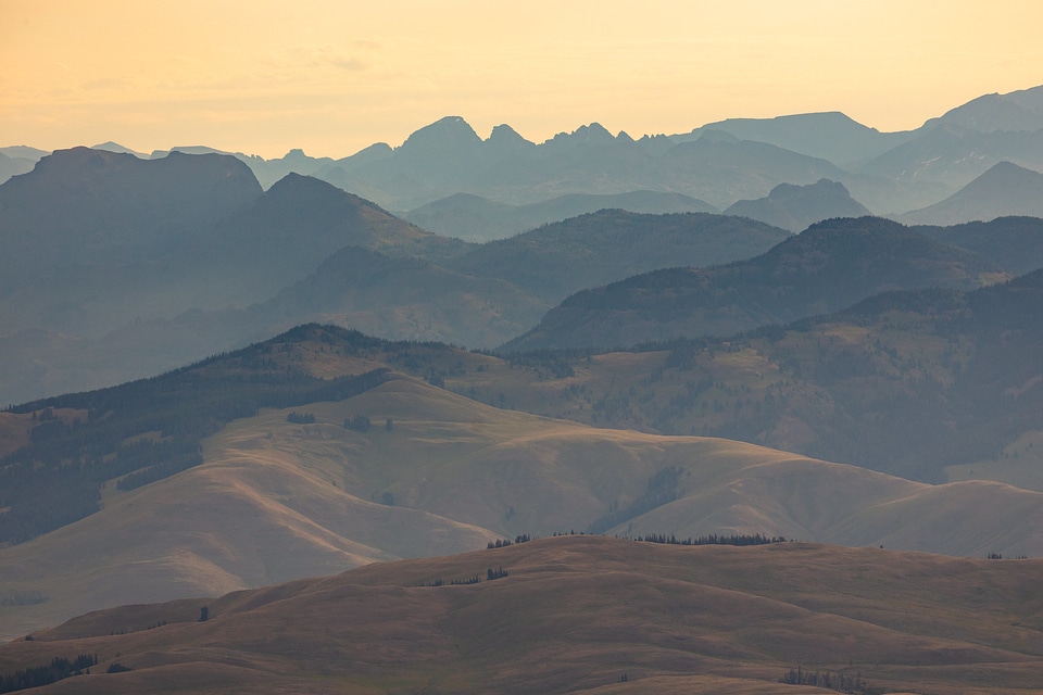 Absaroaka Range sunrise