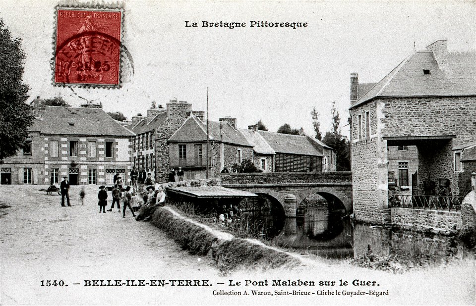 Belle-Isle-en-Terre CPA 1900 photo