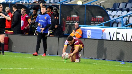 Kieran Rush Kick v Dewsbury Rams