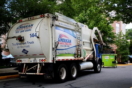 American Disposal truck 144