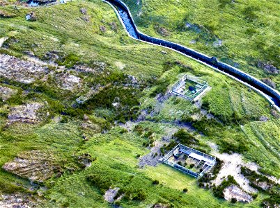 Partridge release pens on Yorkshire Water's Thornton Moor
