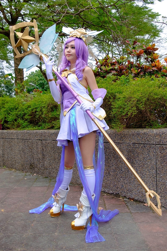 Japan anime costume girl portrait