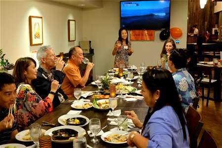 Toasts to Parents.  Honolulu