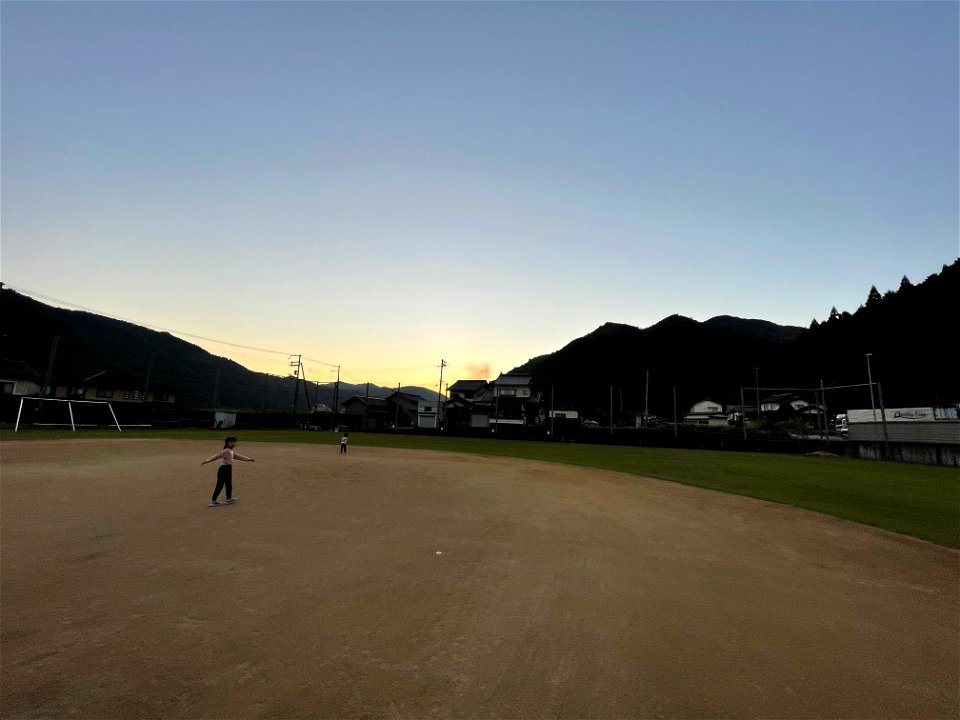 japanese country school playground photo