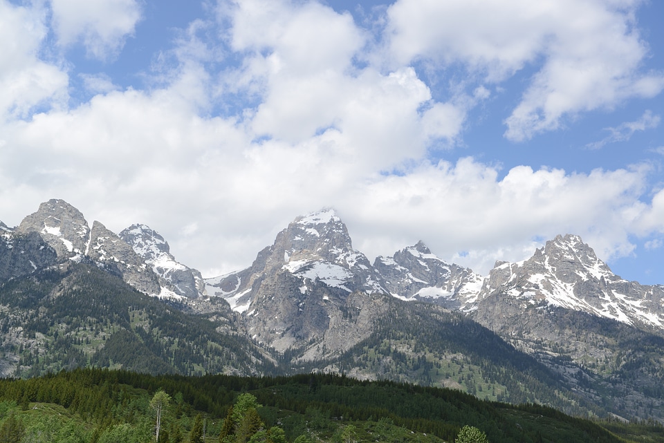 Grand Teton National Park in autumn in Wyoming