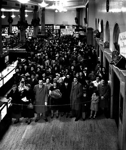 The Black Friday at Macy's, 1948 photo