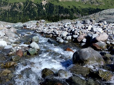 Panhandle Gap at Mt. Rainier NP in WA photo