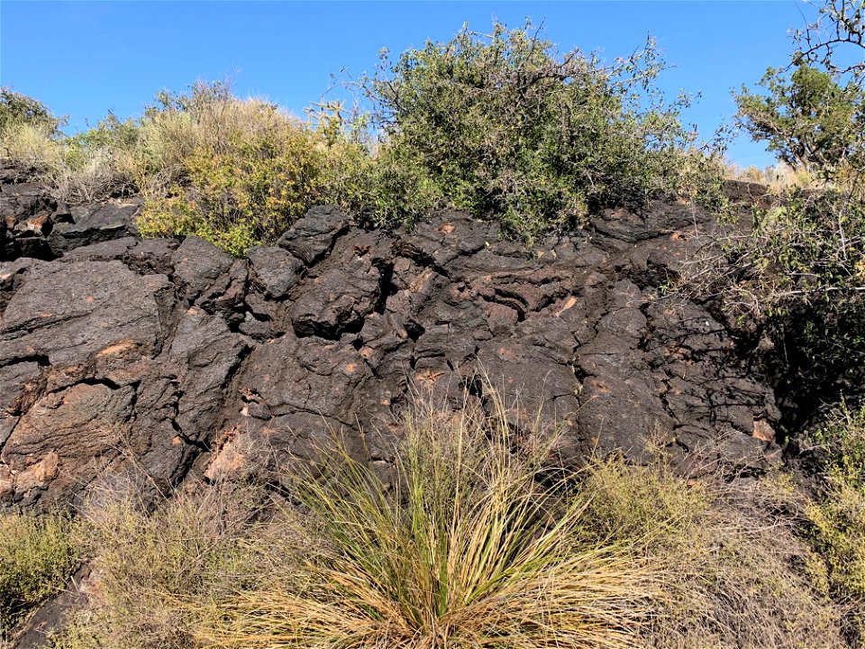 Lava at the Valley of Fires Recreation Area