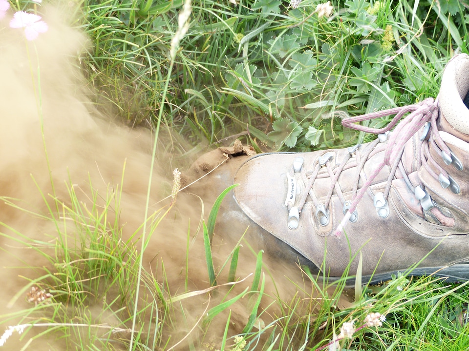 Crush spores mountain shoe