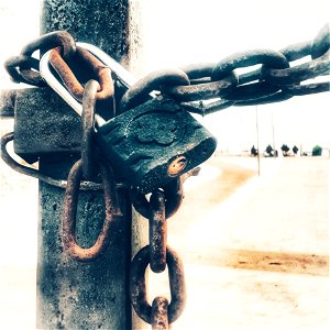 the world is locked up photo