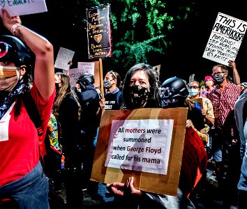 Black Lives Matter protest, Mamas summoned