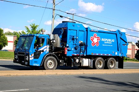 Republic Services truck 2434