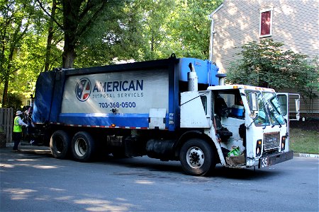 American Disposal truck 35 | Mack LE Heil DP5000