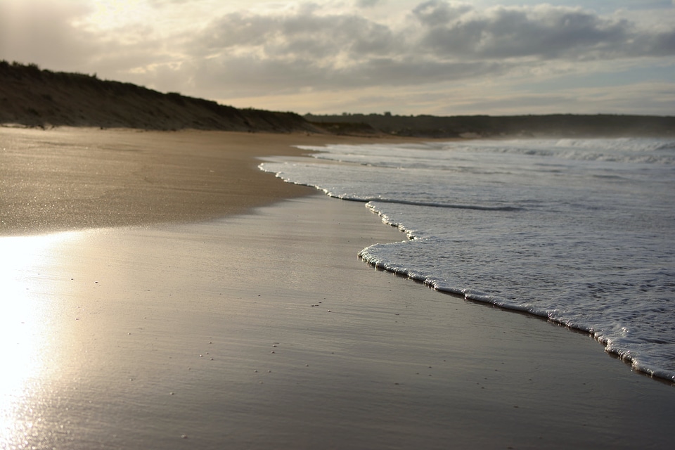 Sea view from tropical beach