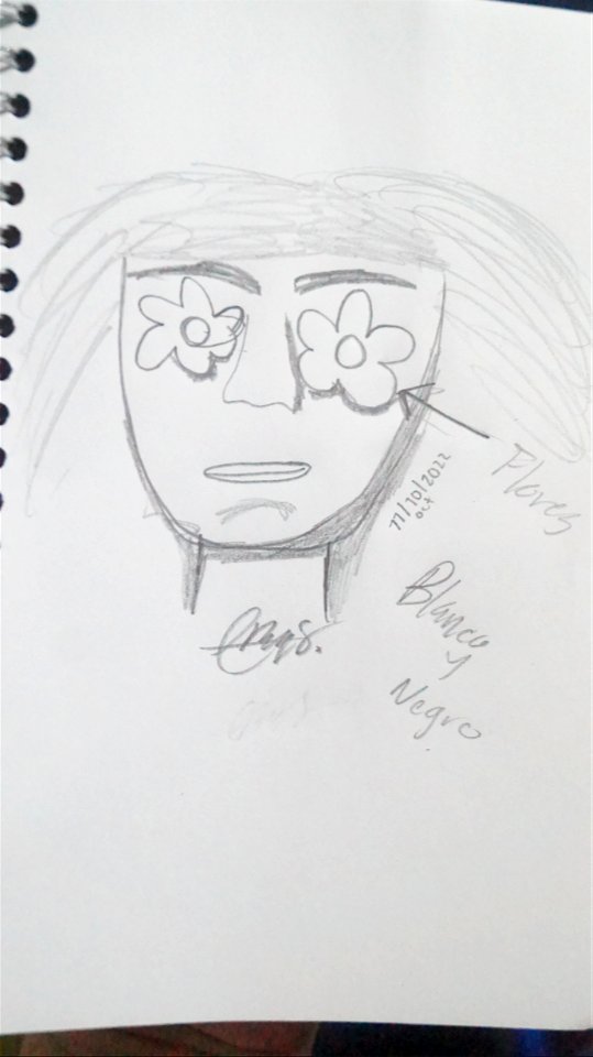 Boceto de foto artística.