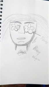 Boceto de foto artística.