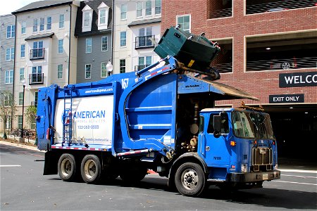 American Disposal truck 167