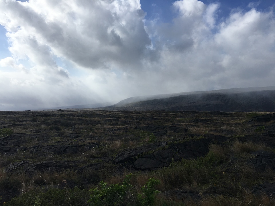 Lava flow at Hawaii Volcano National Park