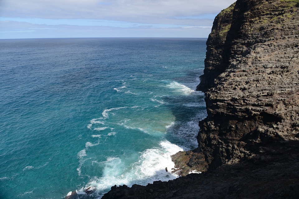 Coastline on the Kalalau trail, Kauai, Hawaii