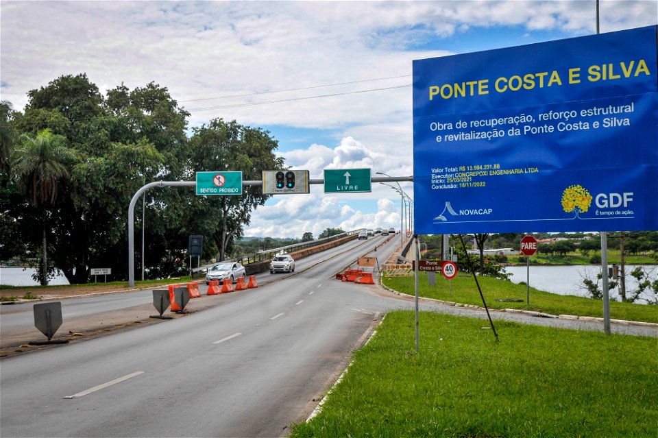 Ponte Costa e Silva vai ganhar passarela para pedestres e ciclovia