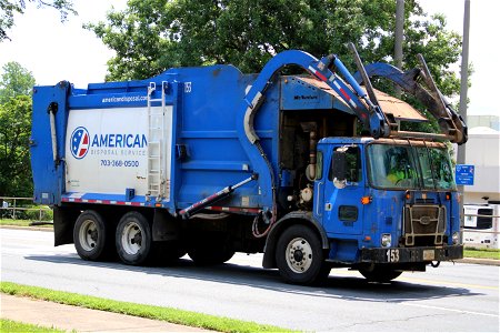 American Disposal truck 153 photo