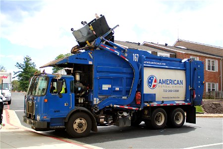 American Disposal truck 167