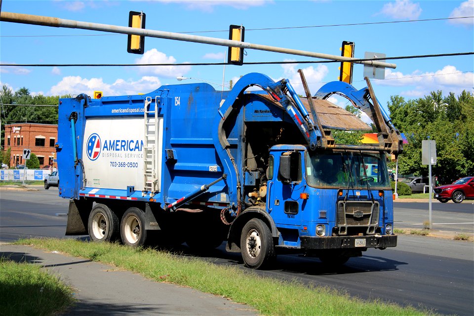 American Disposal truck 154