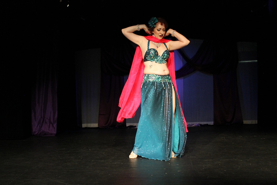 Dancer with traditional dress
