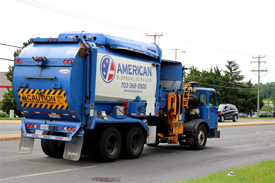 American Disposal truck 402