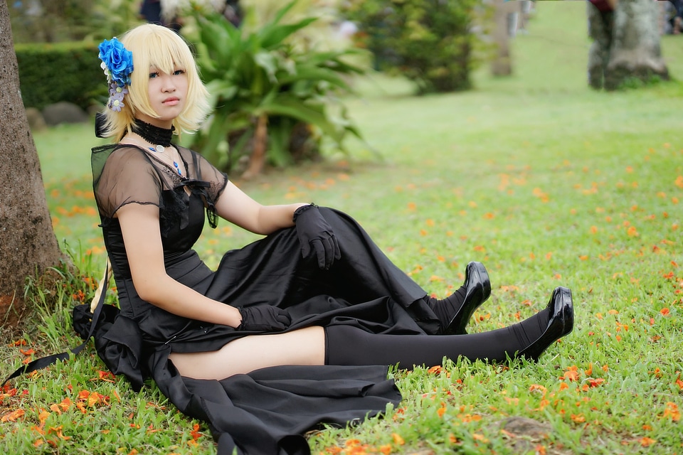 Japan anime cosplay Girl