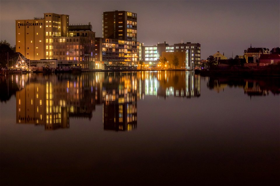 de Zaan op een zomeravond