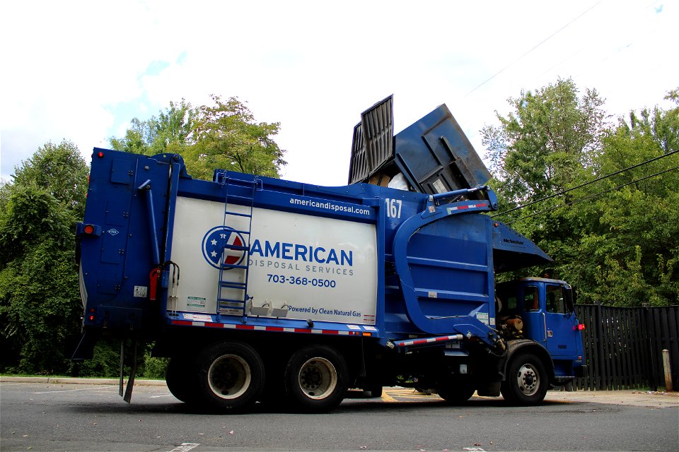 American Disposal truck 167