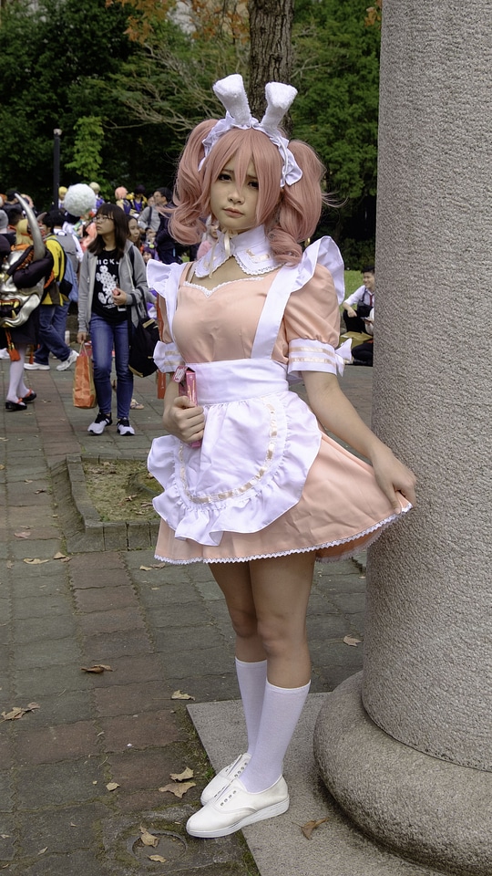 Japan anime costume girl portrait