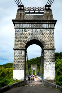 Hängebrücke bei Ste-Anne