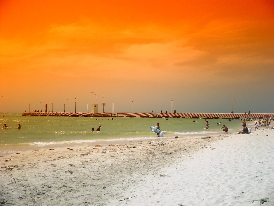 Ocean water beach