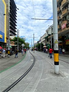 Centro de Medellín, tranvía photo