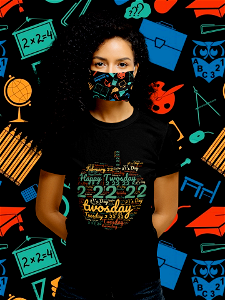 funny twosday teachers quote, twosday Happy Twosday 2 22 22 design T-Shirt