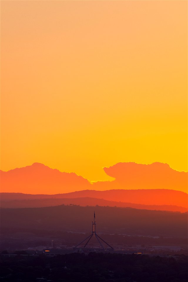 Sunrise over Parliament House