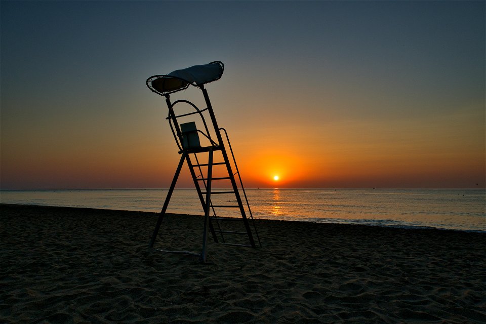 Sonnenaufgang am Mittelmeer