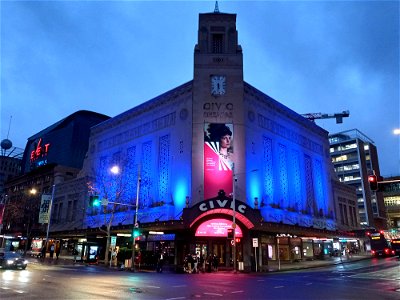 Art Deco Civic Theatre in New Zealand