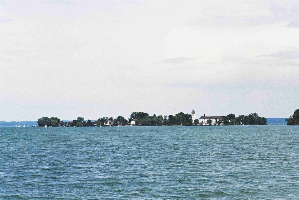 kampenwand mountain at the chiemsee lake in bavaria