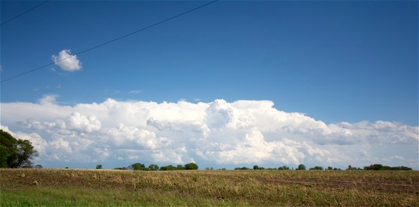 Rear View Of a Thunderstorm in Western Wisconsin 2 photo