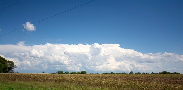 Rear View Of a Thunderstorm in Western Wisconsin 2