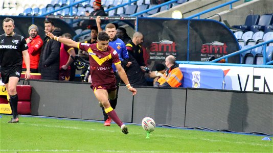 Kieran Rush Kick v Dewsbury Rams